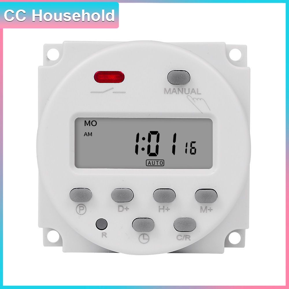 220VDigital Programmable Timer Switch Relay Control time controller ...