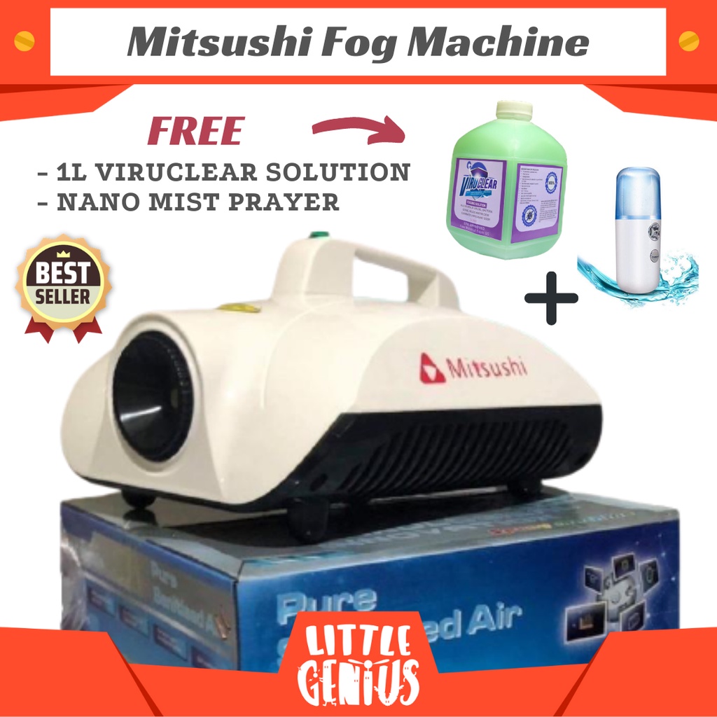 Little Genius l Heavy Duty Mitsushi Fog Machine Disinfect Machine Nano