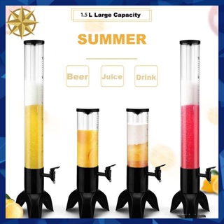 Beer Keg Dispensers Drinks Tower Durable 3L Parties Beer Drink Dispenser  Beer Tower for Pubs Family Gathering Bars BBQ