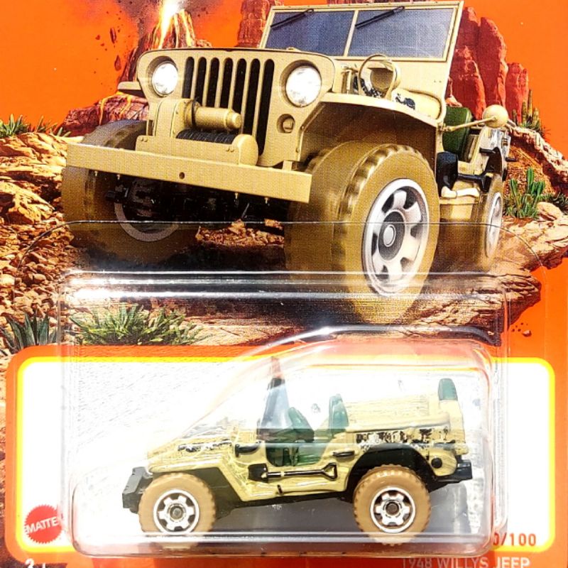 MERAH Matchbox 1948 JEEP WILLYS JEEPSTER 2022 Chocolate 2020s JEEP