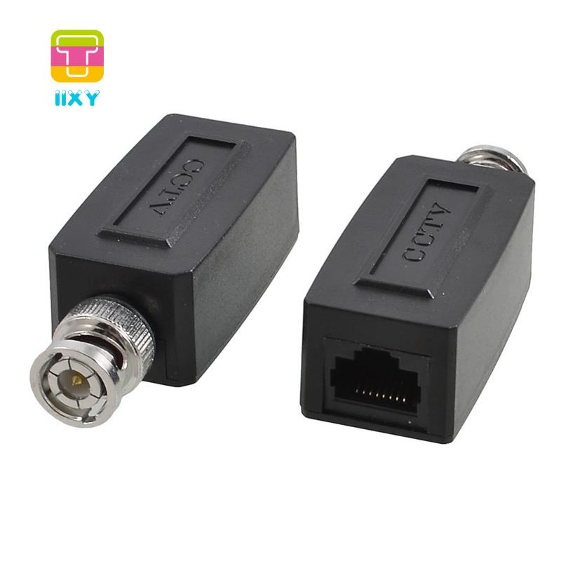 CCTV Camera Coax BNC RJ45 UTP Cat5 Active Video Balun Transceiver Pair ...