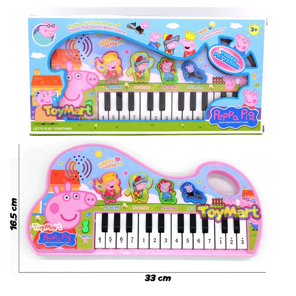 COD Peppa Pig Educational Electronic Piano Toys Children Keyboard Boys ...