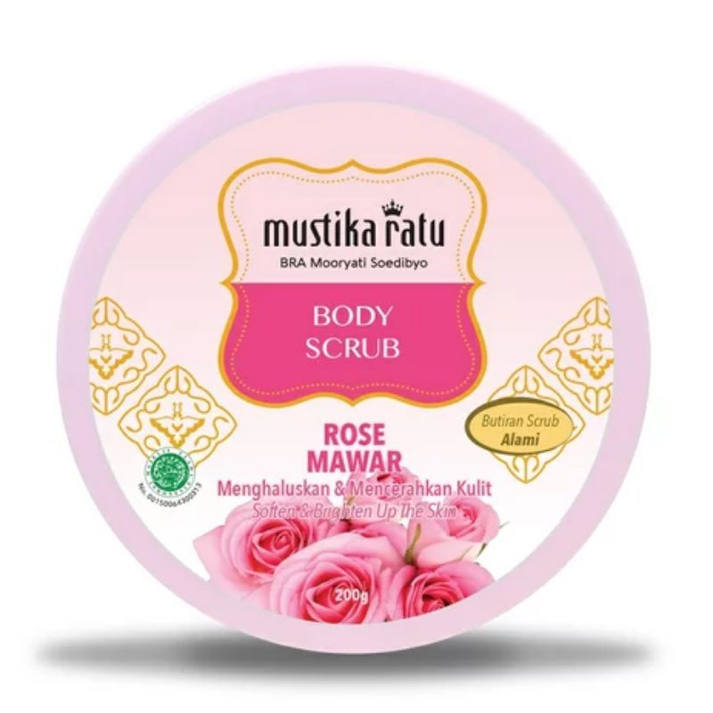 MAWAR Mustika Ratu Body Scrub Rose Rose 200g Shopee Philippines