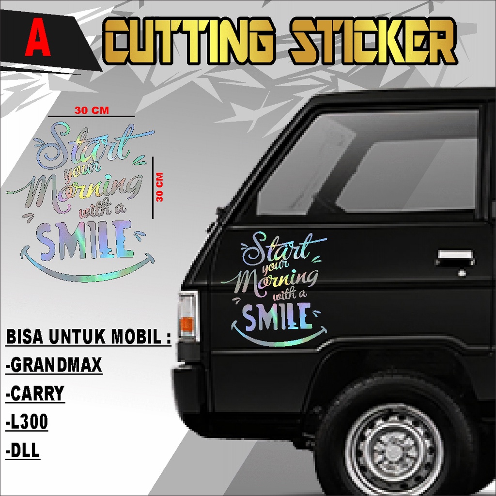 CUTTING STICKER WORDS FOR CAR DOORS OR WINDOWS | Shopee Philippines