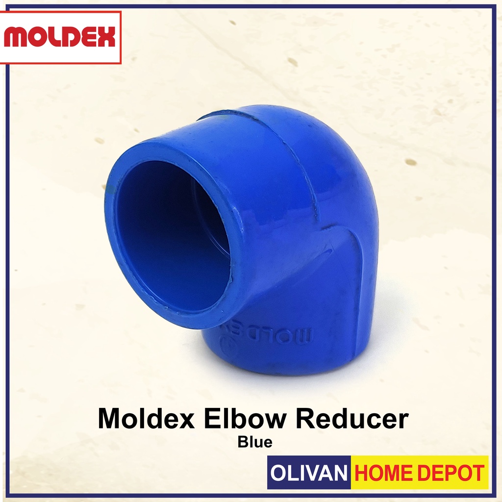 MOLDEX Blue Fittings PVC Elbow Reducer Potable Water Piping System 1x1 ...