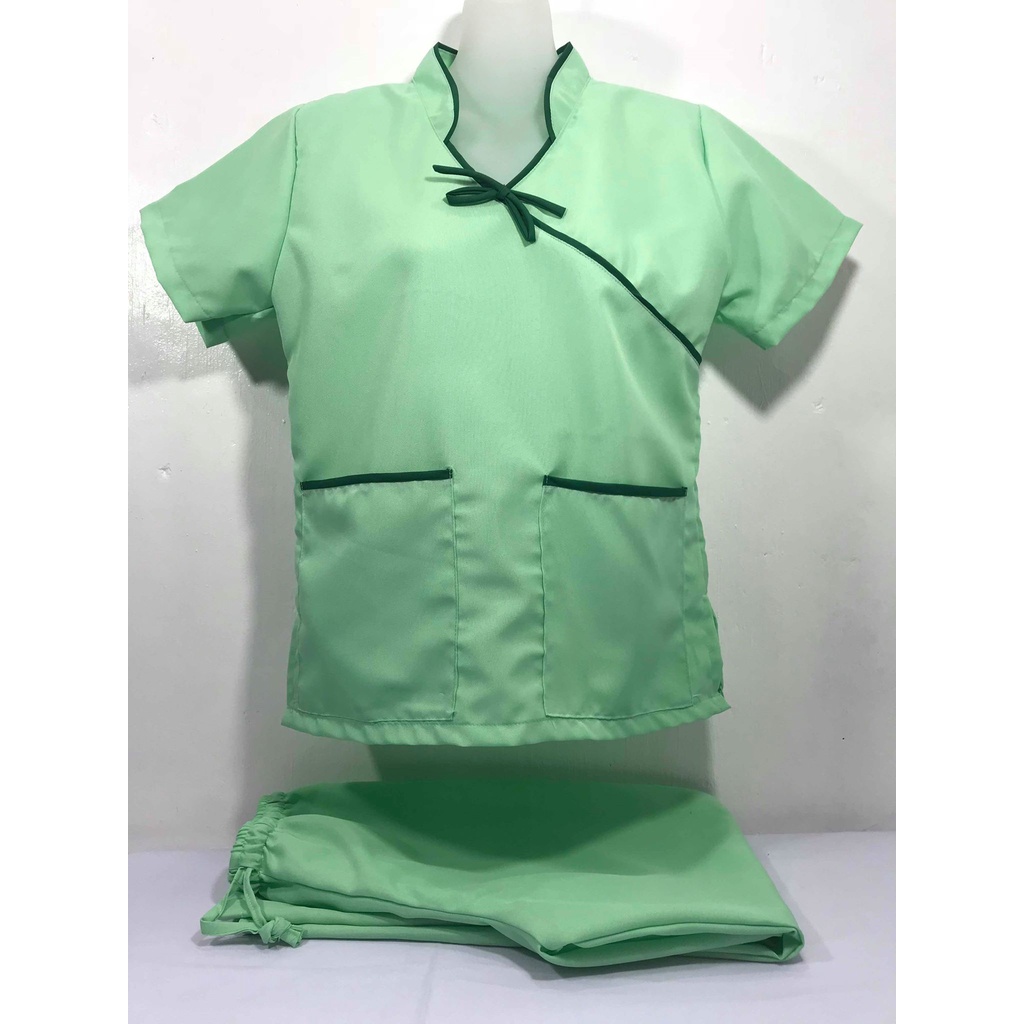 SCRUB SUITS KATRINA TERNO 08 by INTAL GARMENTS ( Mint Green ) Shopee