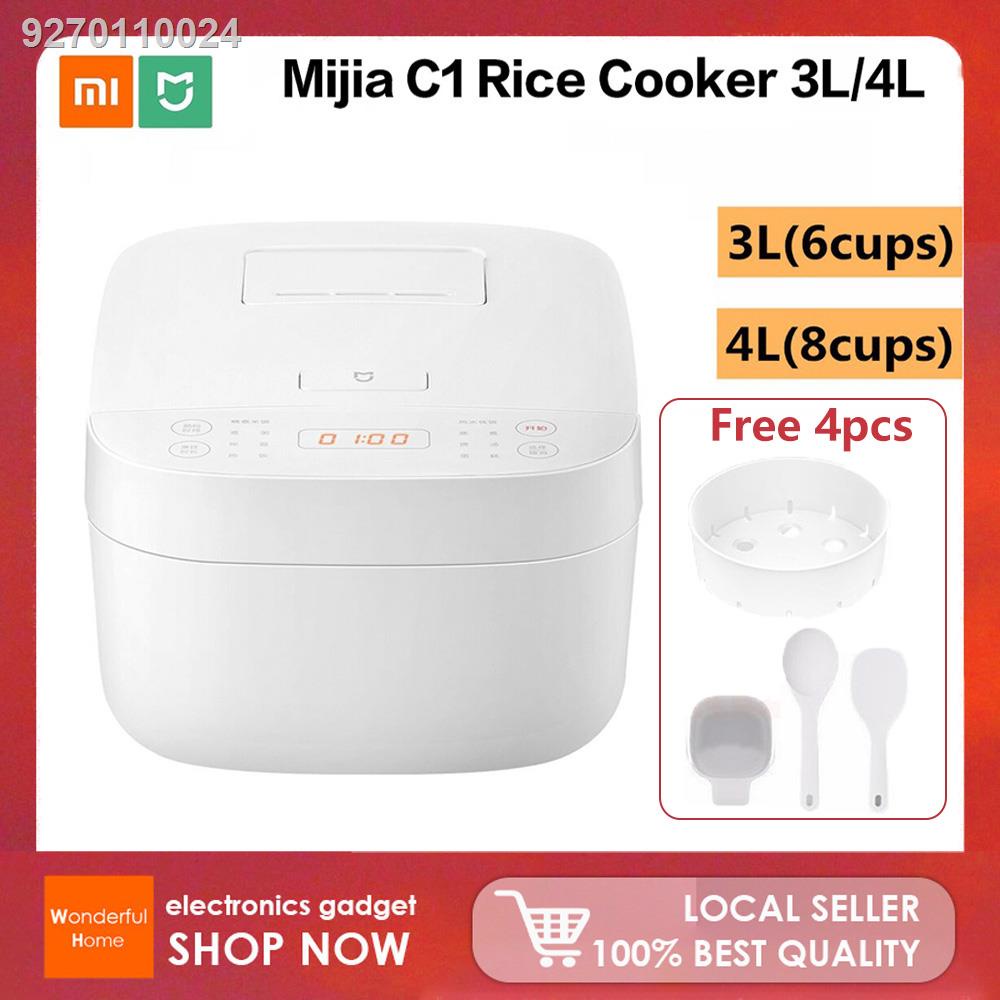 （HOT) 【Philippine spot】Xiaomi Mijia Electric Rice Cooker C1 3L 4L 650W