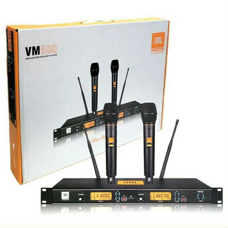 JBL VM500 wireless microphone adjustable professional for videoke