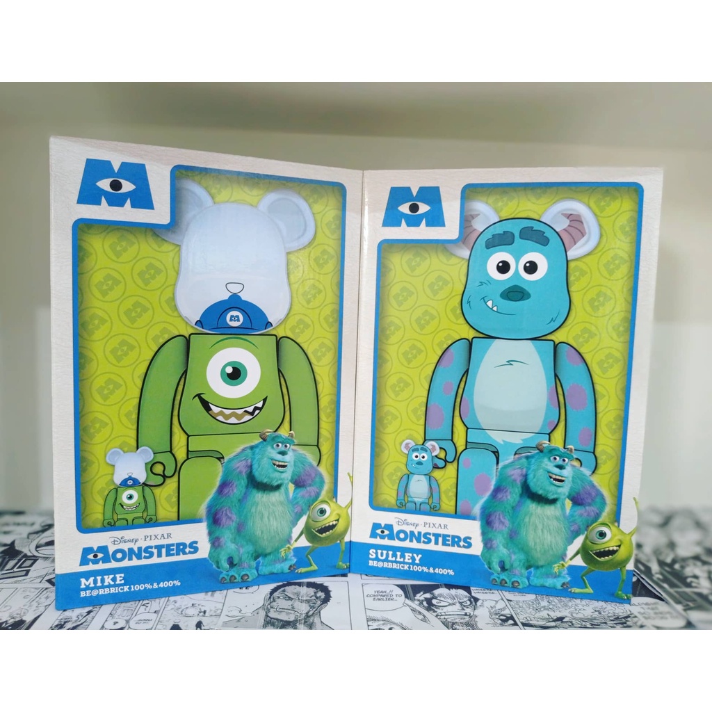 MEDICOM TOY - be＠rbrick Sulley Mike 100%&amp;400% セット セット BE@RBRICK 100％ & 400％ SULLEY & MIKE