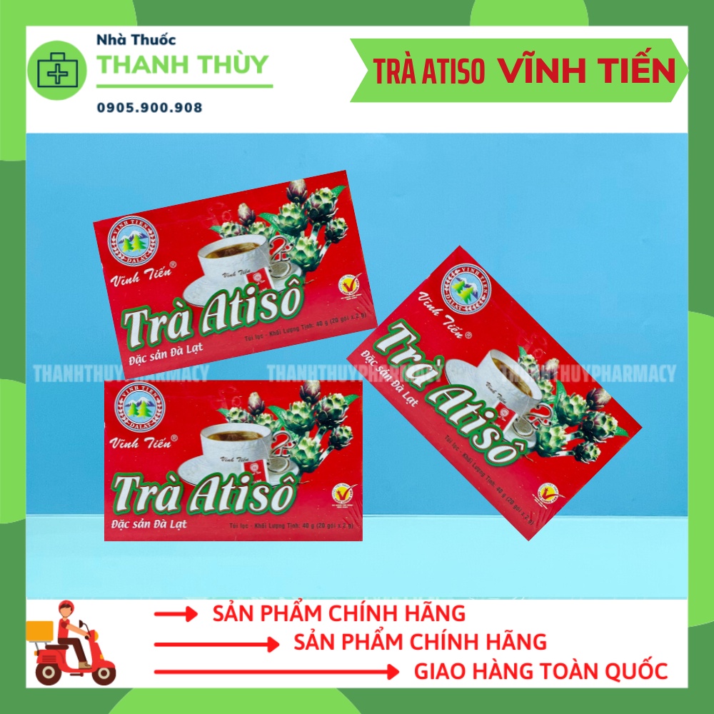 Vinh Tien Artichoke Tea [Box Of 20 Packs] Tea Helps To Sleep, Cool