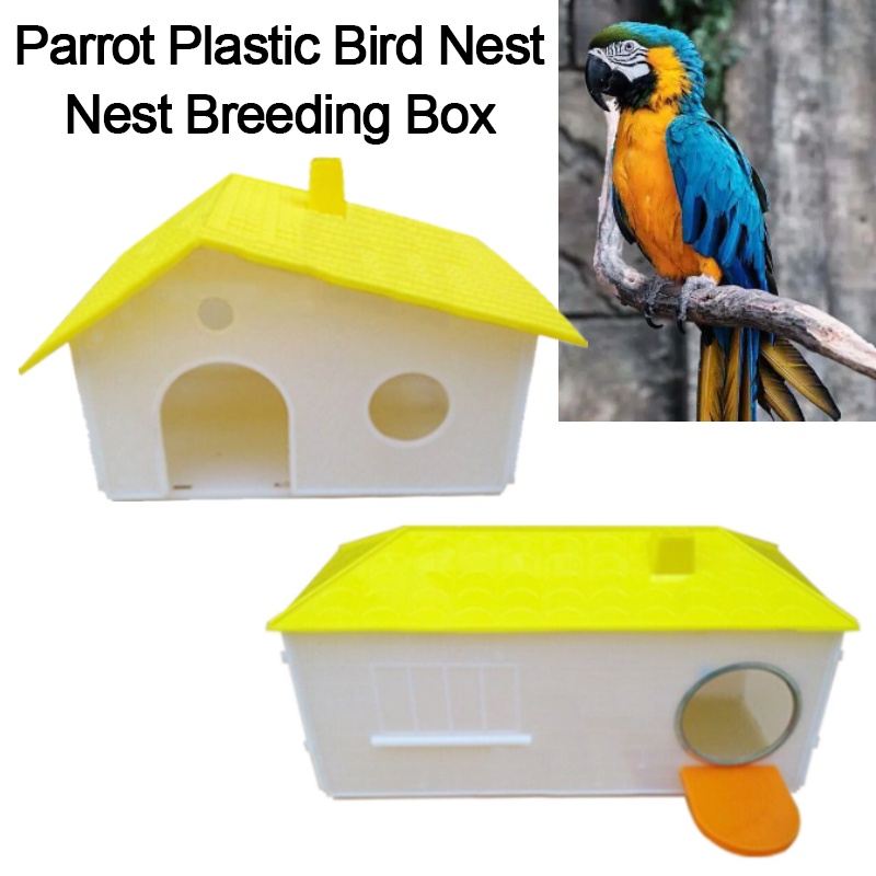 1 Pcs Parrot Plastic Bird Nest Nest Breeding Box House Pet Supplies Shopee Philippines