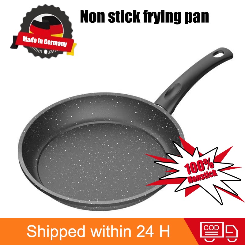 Nonstick Pan 22/24/28/30/32cm Wok Thickened Frying Pan Induction Cooker Gas Stove Kitchen