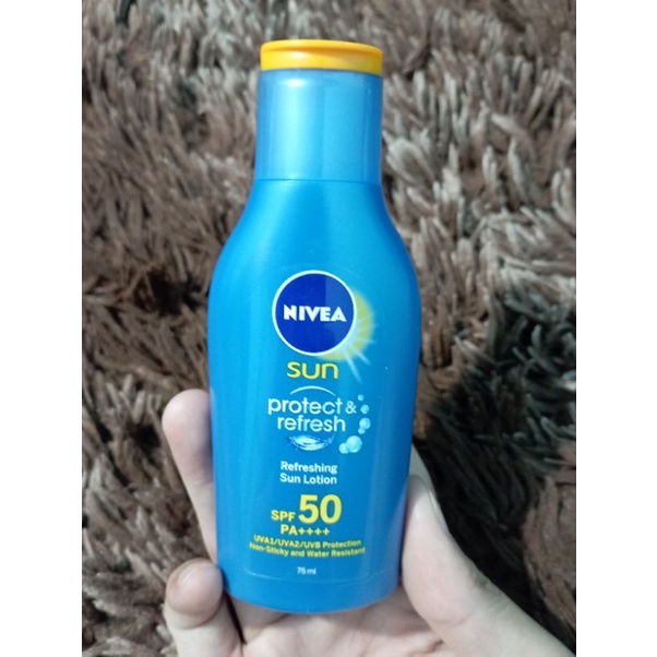 Nivea Sun Protect&Refresh Sun Lotion SPF50 PA++++ 75ML | Shopee Philippines