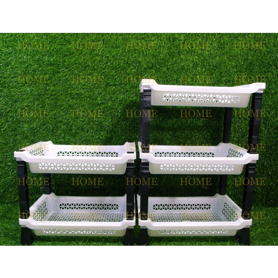 #704 3J PlasticWorld Ecoware Mini Rack (2 Layers/3 Layers) | Shopee ...