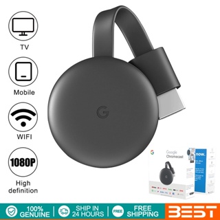 Google Chromecast (3rd Generation) HDMI Media Streamer Genuine New Charcoal