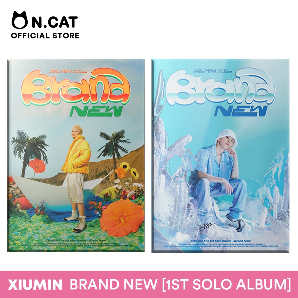 EXO XIUMIN 'BRAND NEW' 1st Mini Album Photobook (Desert Version) - CD + 96p Book + Photocard + Sealed - View #2