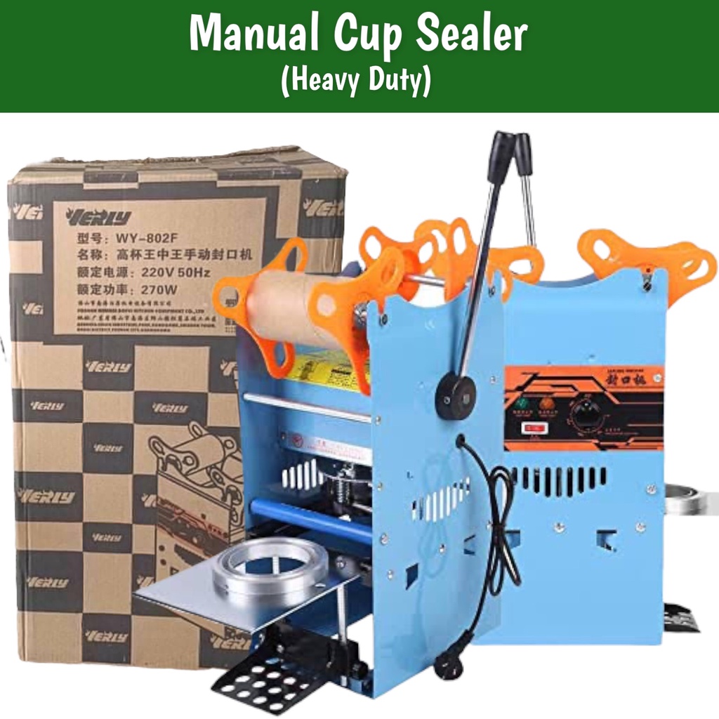 Manual Cup Sealer Machine / Sealing Machine ( Heavy Duty ) Shopee