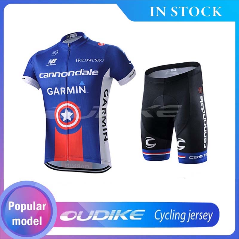In Stock OUDIKE Cycling jersey short GARMIN Team Edition Racing Bike Short Sleeve Cycling Jersey Summer Top Cycling Men Bicycle Cycling Clothing Shopee Philippines