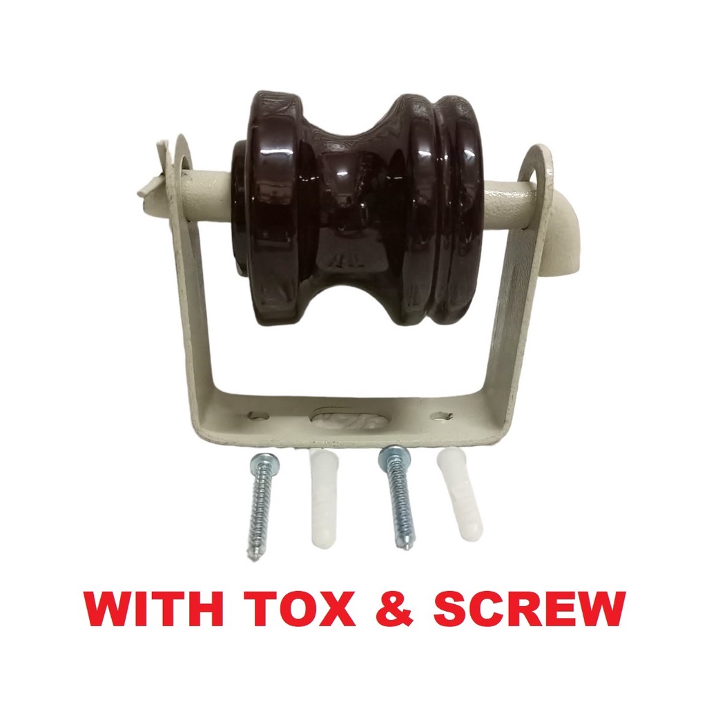 SECONDARY RACK HEAVY DUTY ONE POLE WITH SPOOL INSULATOR | Shopee ...