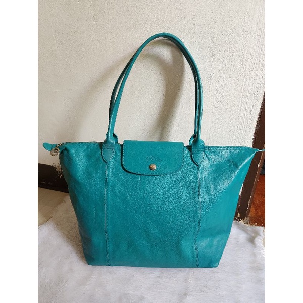 Preloved Authentic Vintage Longchamp Leather bag Shopee Philippines