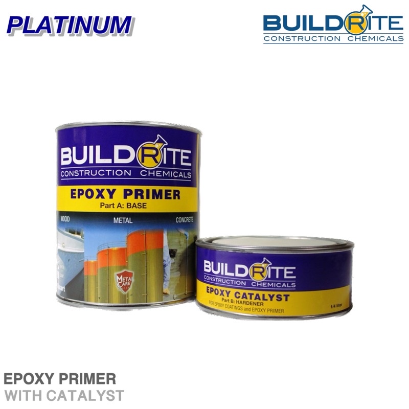 1L | BUILDRITE | Epoxy Primer With Catalyst | Sold Per Quart | Shopee ...