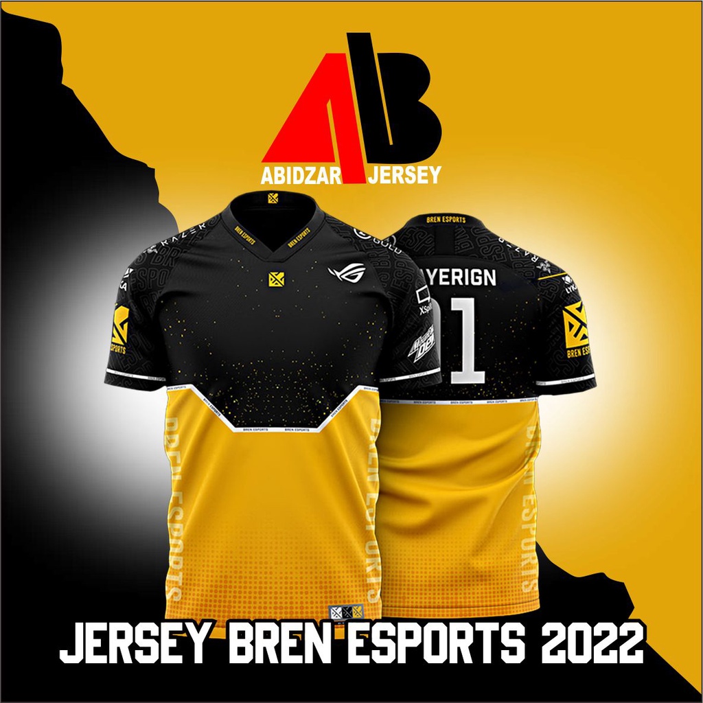 Bren Esports Jersey 2022 Latest JERSEY BREN ESPORTS 2022 | Shopee ...