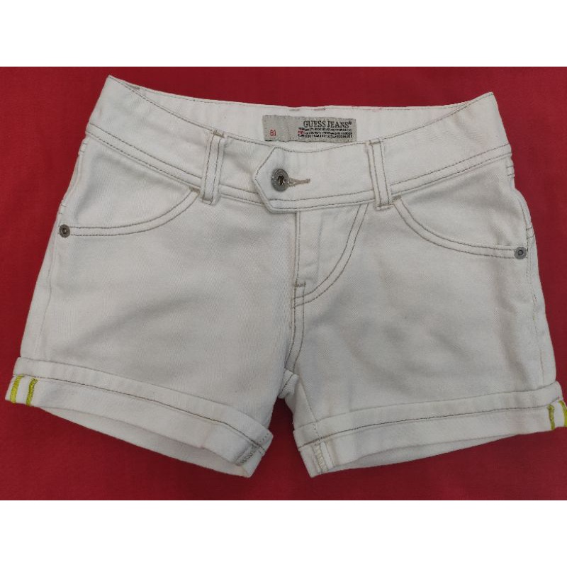 Original Guess white short for kids (Preloved) | Shopee Philippines