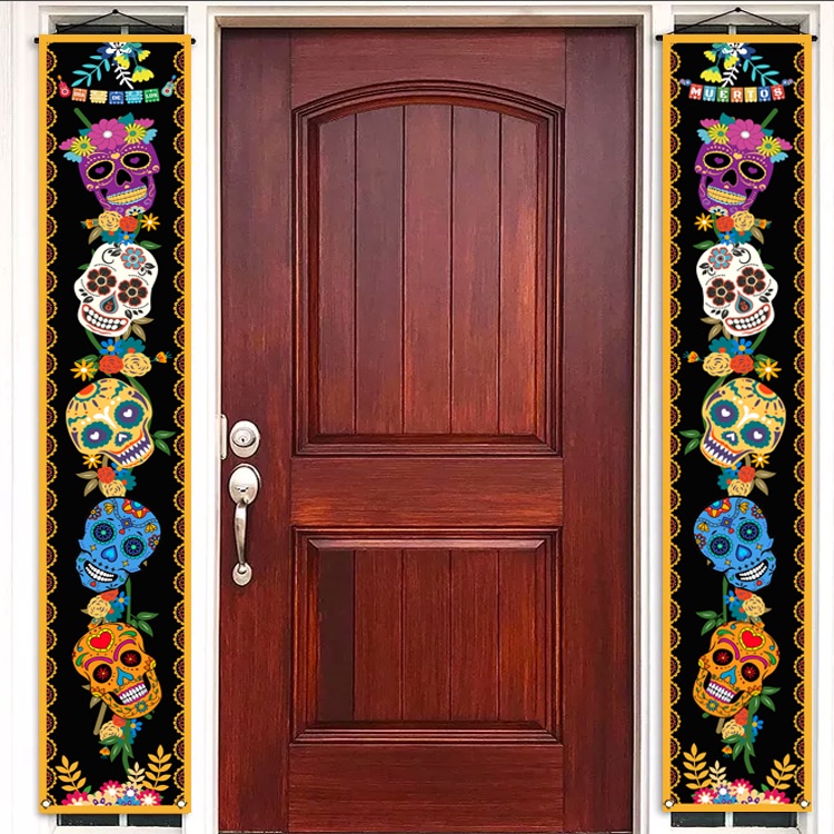 FANGLELAND Day of The Dead Decorations Dia De Los Muertos Decor Mexican ...