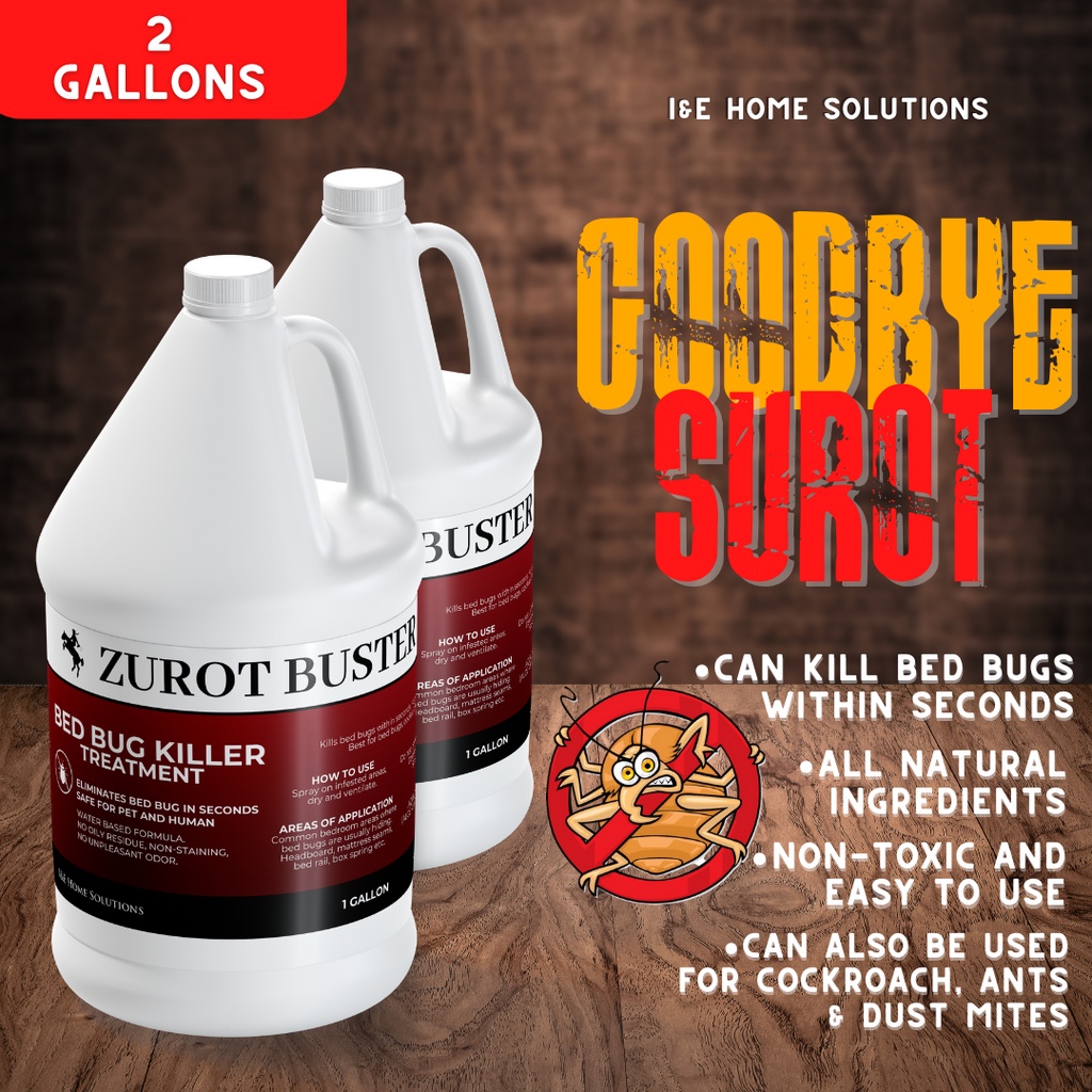 BUY 1 TAKE 1 Original Zurot Buster BedBug / Surot Killer Spray 1 Gallon ...