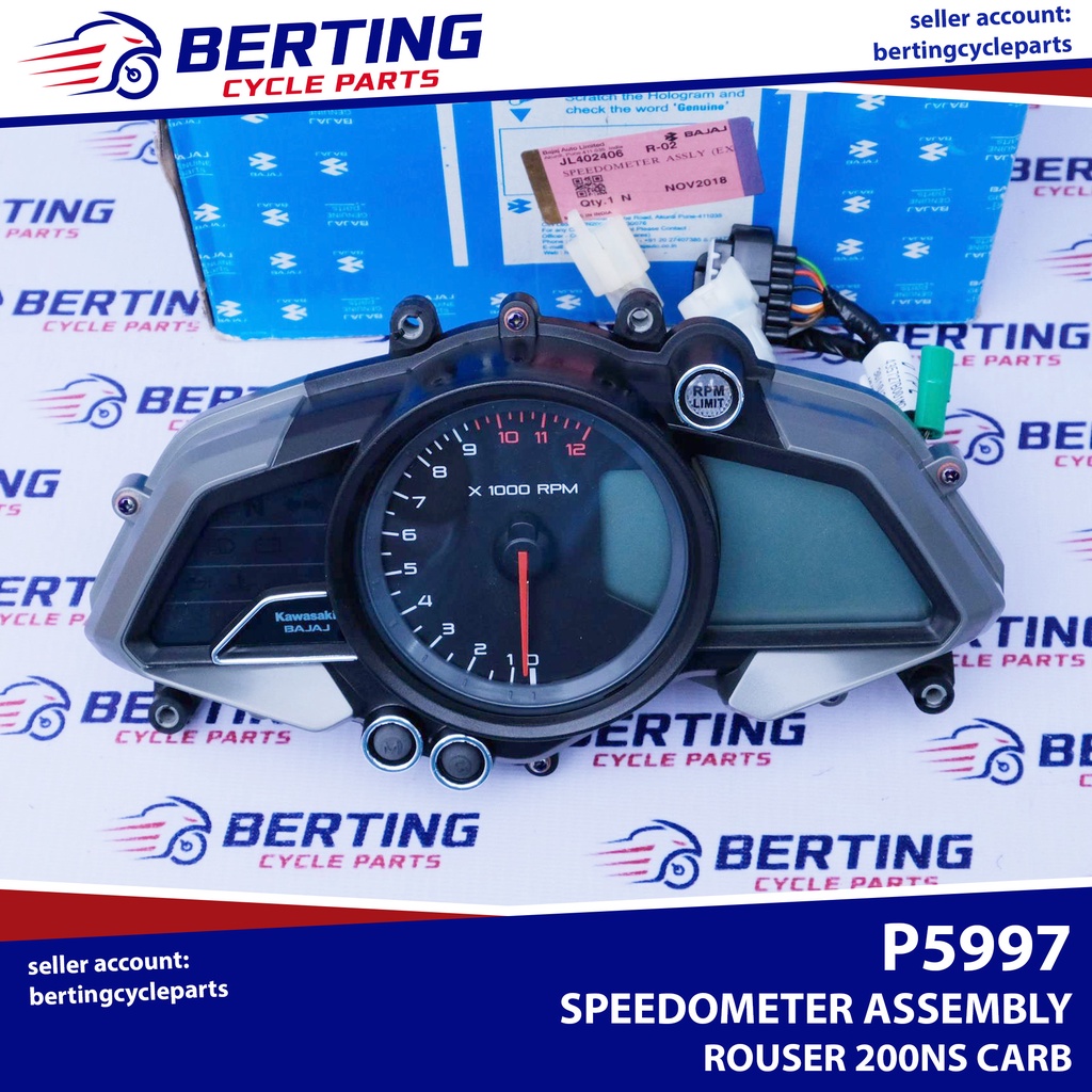 SPEEDOMETER ASSEMBLY Rouser NS200 200NS Genuine JL402406 | Shopee