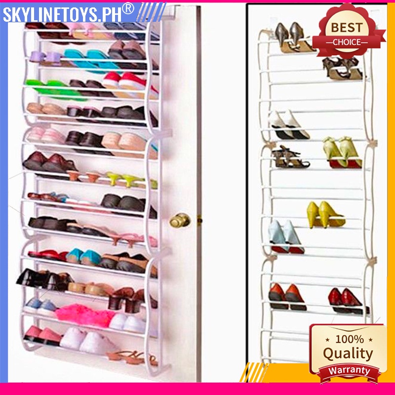 COD 36 Pair Over the door Shoe Rack Hanging Shoes organizer Wall