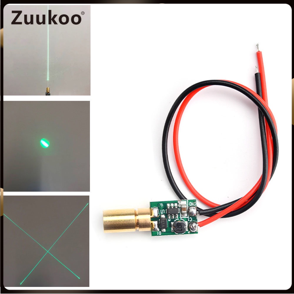 6mm Green Dot/Straight/Reticle Laser Module Head Adjustable Focal ...