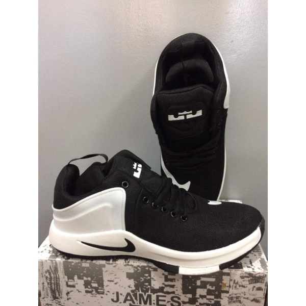 N I K E Lebron Black White | Shopee Philippines