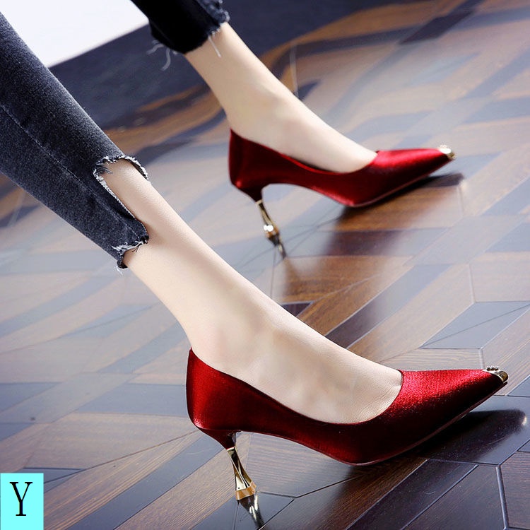 TAIVIMART  -  Maternity Sequin Flats Rhinestones Chain Single Shoes Women Banquet Shoes Bride Wedding Shoes