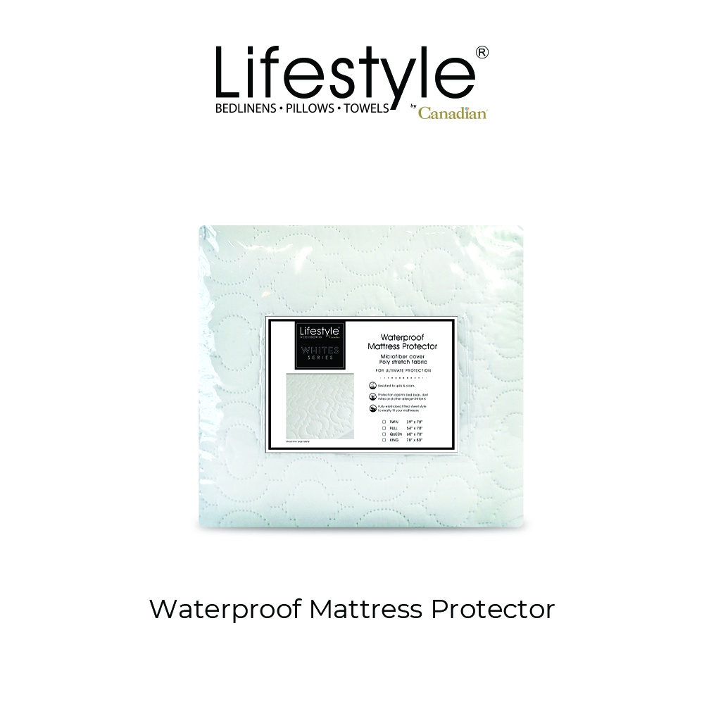 Canadian Lifestyle Waterproof Mattress Protector Shopee Philippines