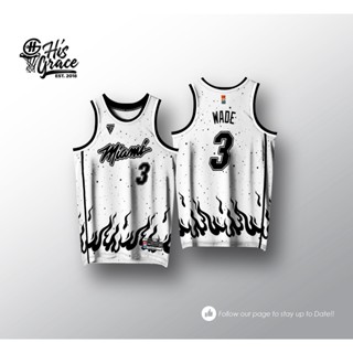 1. New NBA Jersey DESIGN - FULL SUBLIMATION JERSEY - MIAMI HEAT - N03