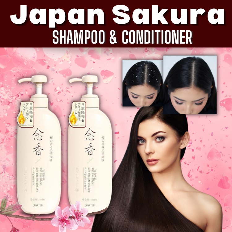 LIFUSHA Sakura Shampoo Japanese Original For Hair Growth Shampoo And
