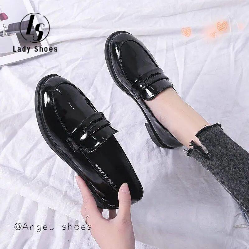 Japanese school shoes black for women JK Mary Jane 3146 British style small leather female