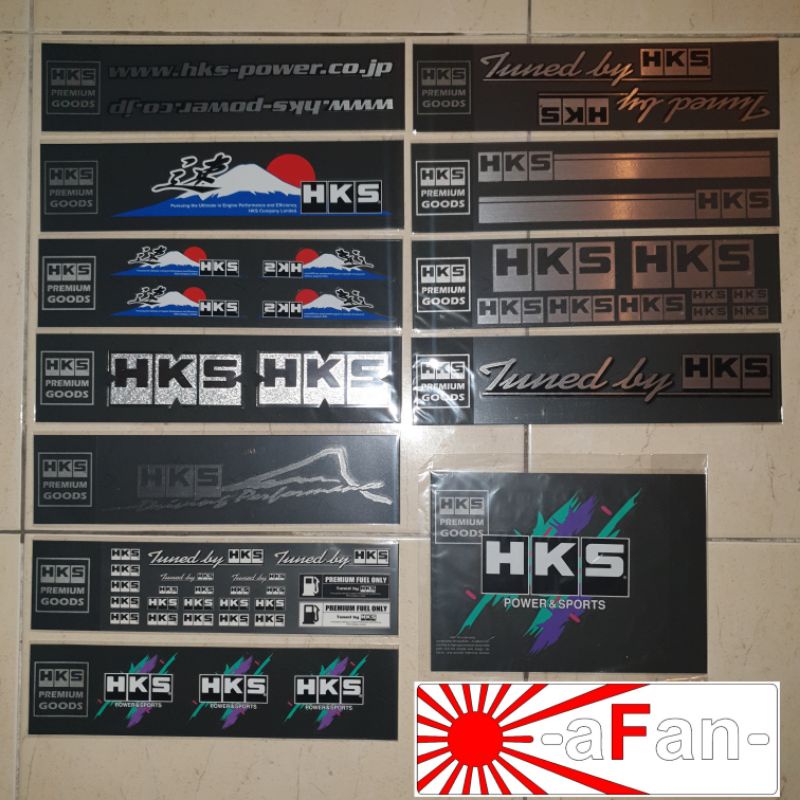 HKS PREMIUM STICKER JAPAN | Shopee Philippines