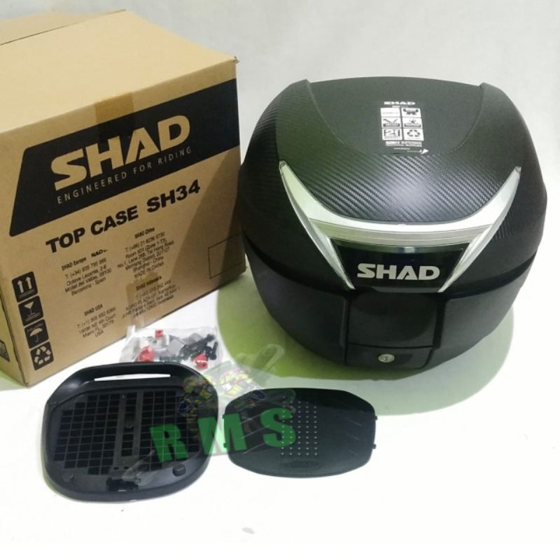 Shad box Motor box 34 Carbon Top box Shad SH34 Liter Shad SH34 Liter ...