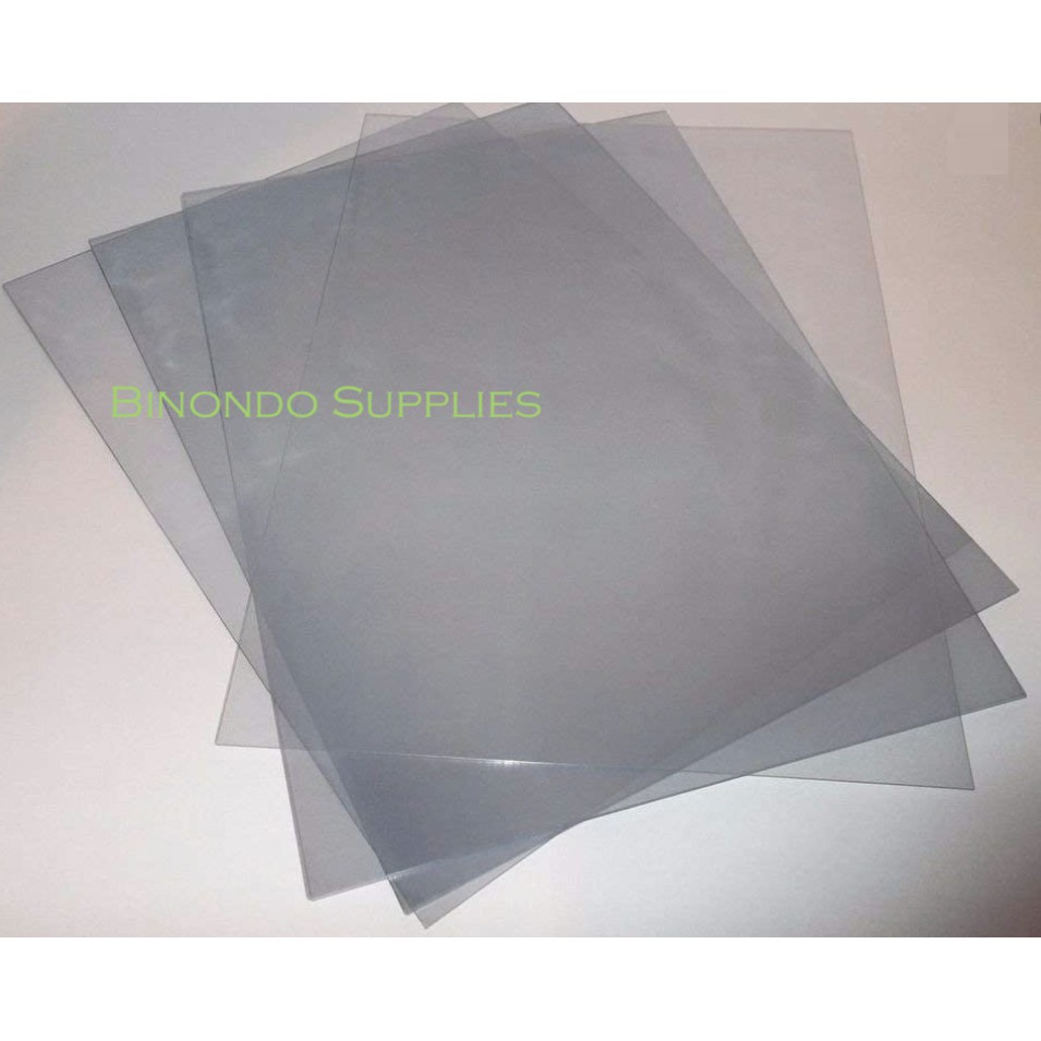 PVC Bookbinding Cover 100's A3 Size Face Shield Acetate Box Clear