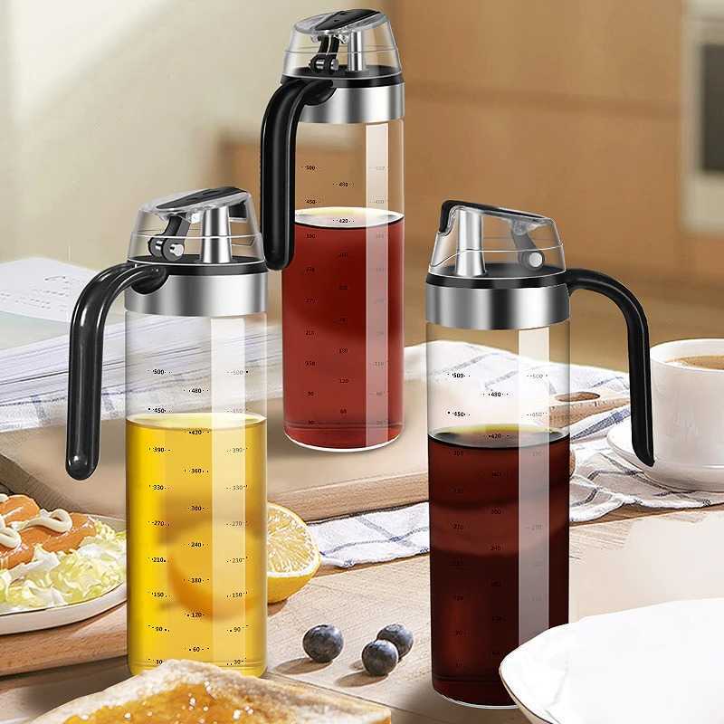 550ml Multipurpose Aesthetic Oil Bottle / Glass Aesthetic Cooking Oil ...