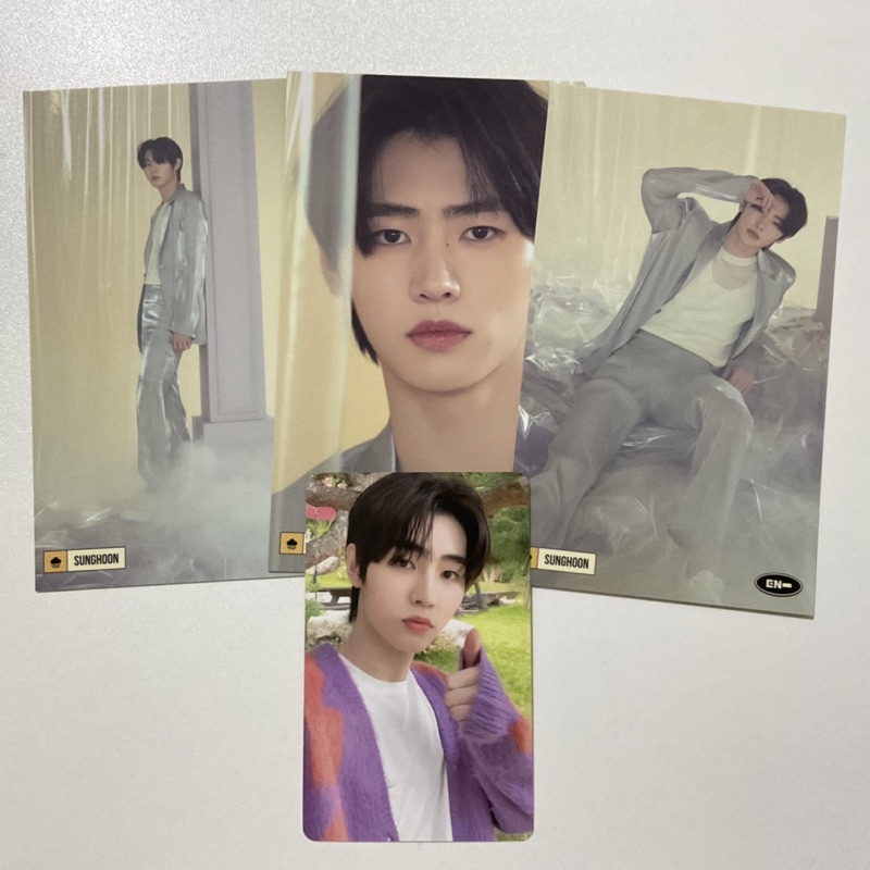 Enhypen Sunghoon Season’s Greeting 22 Weather Cards and NRPC | Shopee ...