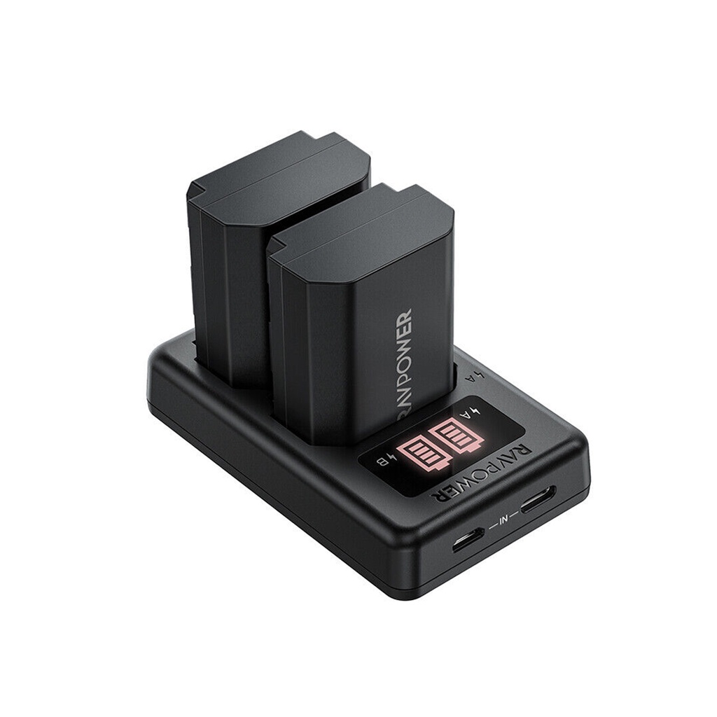 Llano NP-FZ100 18W Fast Dual Battery Charger Kit For Sony A7iii, A7R V, IV, Alph