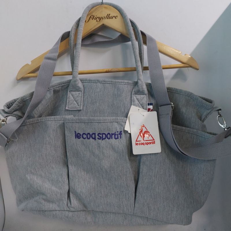 Le Coq Sportif 2 way Gray Bag Shopee Philippines