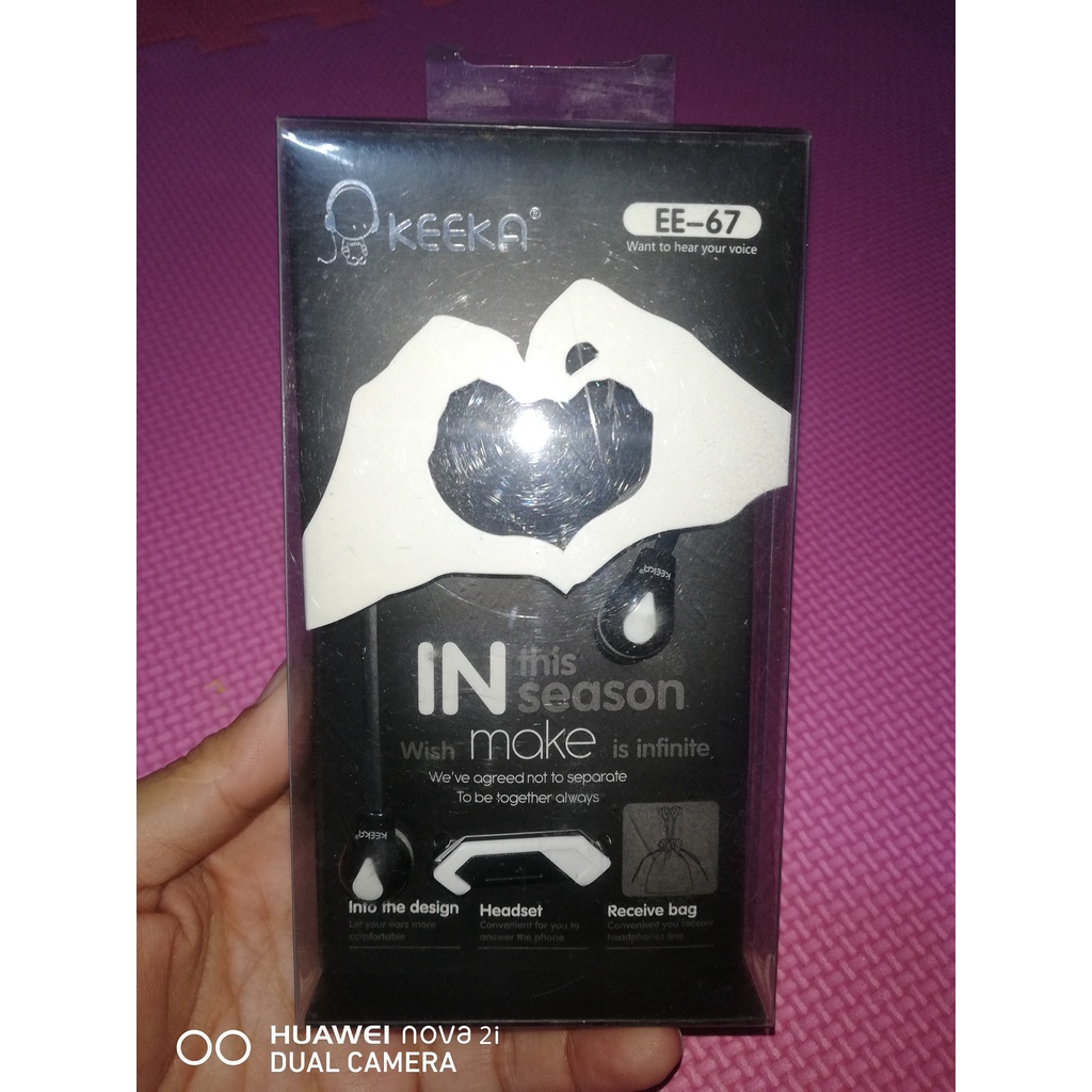 Keeka Earphones Black | Shopee Philippines