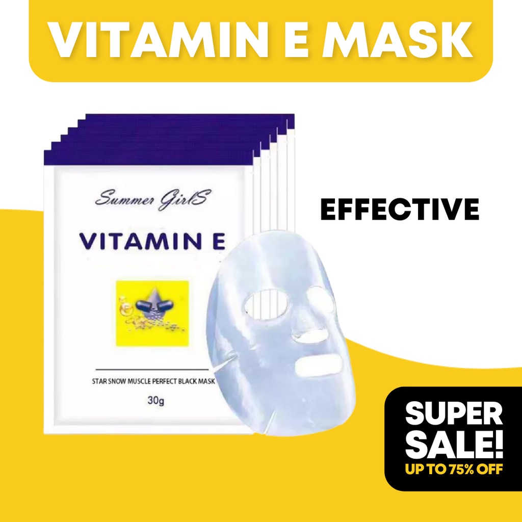 Original Vitamin E Whitening Mask x10 Plus Mask Skincare Facial ...