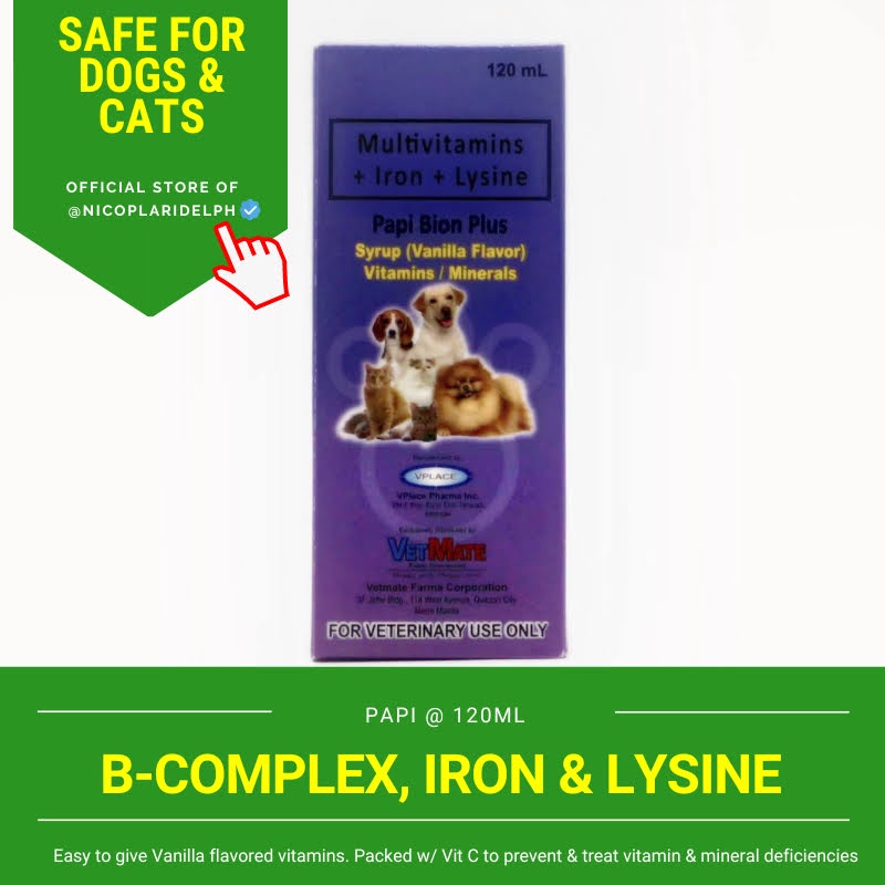 Papi Bion Vanilla Flavored Vitamin and Minerals for Dogs and