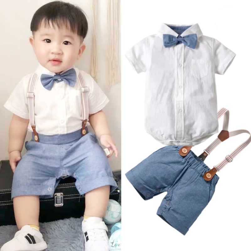 Baby boy gentleman clearance romper