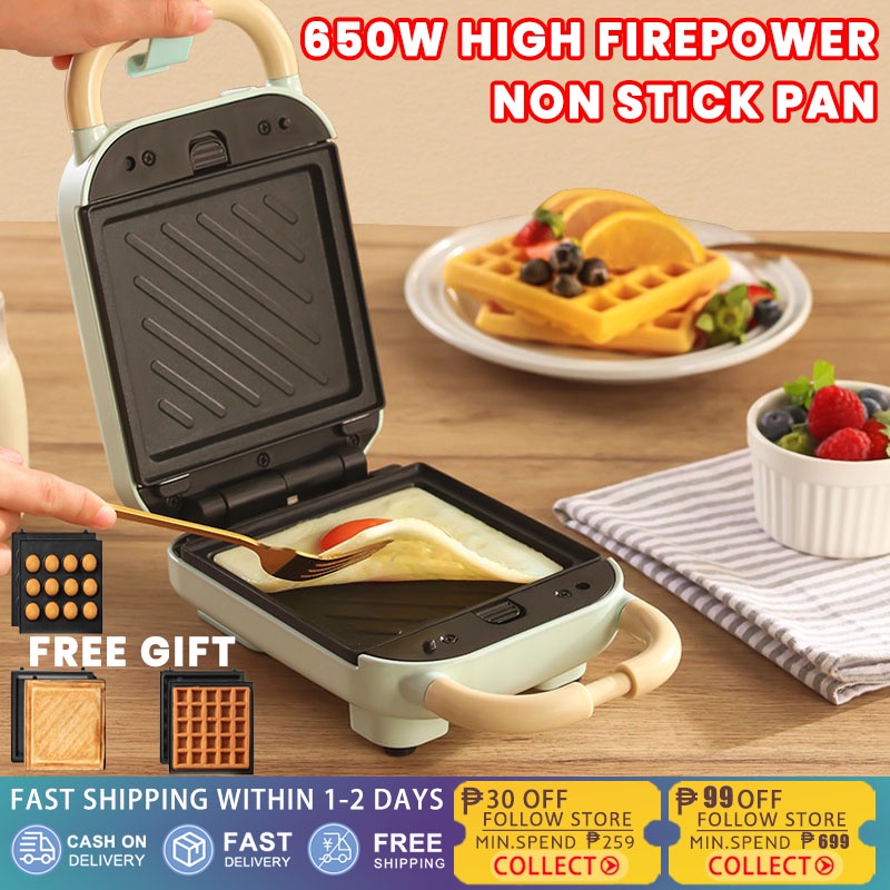 Waffle maker sandwich maker 3 IN 1 saucer maker Breakfast Machine